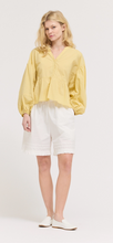 Panel Baloon Sleeve Blouse
