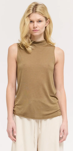 Cut and Sew Sleeveless Neck Top