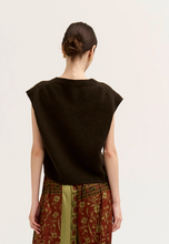 Knit Vest Carob