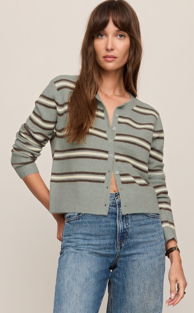 MEDINA STRIPE CARDIGAN