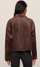 ALL DAY CROPPED SUEDE JACKET