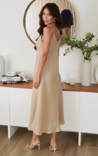 Italian Linen Maxi Slip Dress