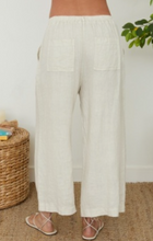 Wide Leg Linen Gaucho Trouser Pant