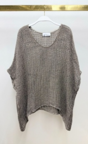 Linen Gauze Wide-Drape Tunic