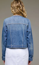 Collarless Trucker Jacket